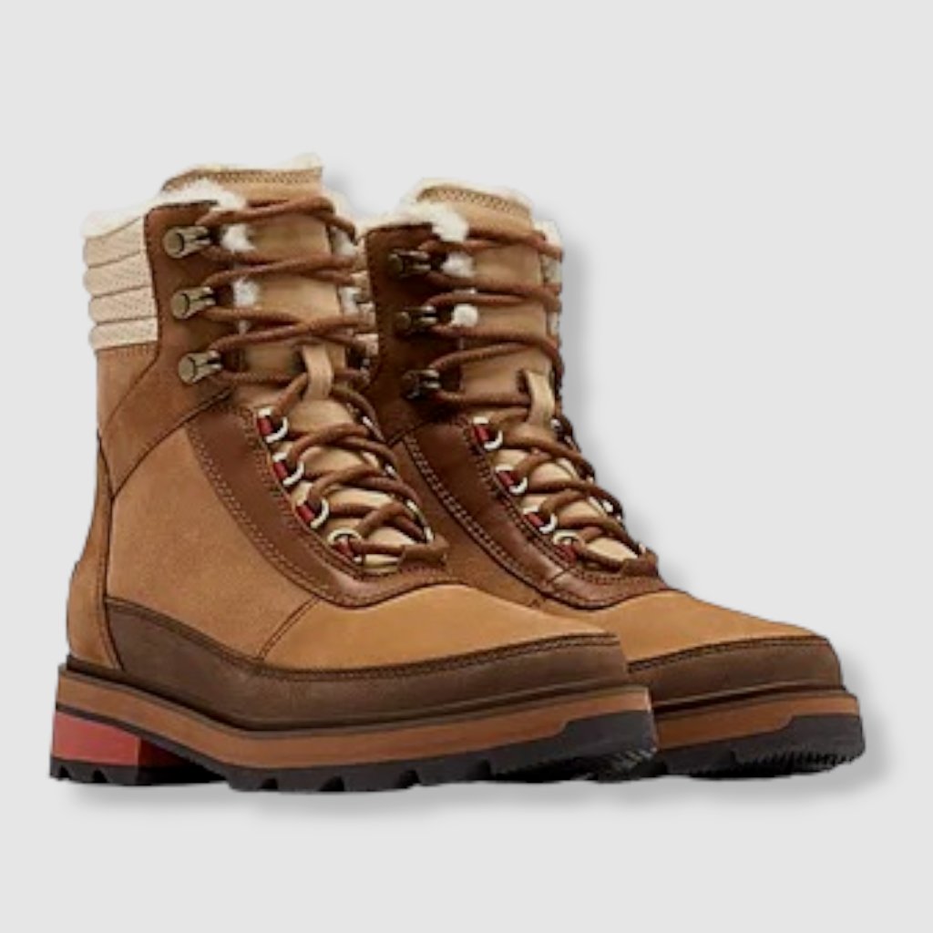 Sorel Lennox Faux Fur Trim Lace Up Boot